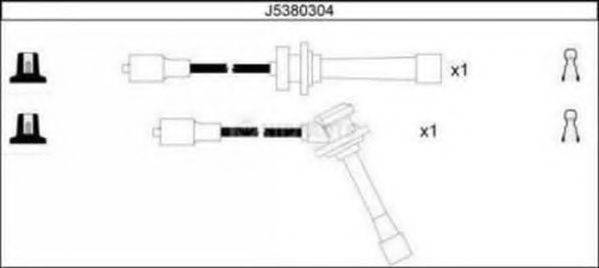 Комплект дротів запалення NIPPARTS J5380304