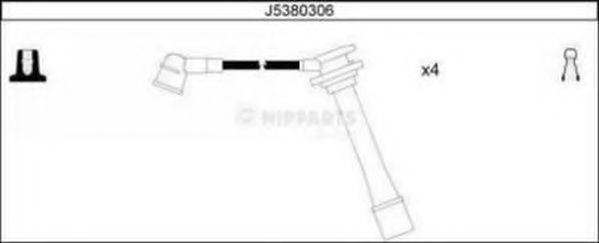 Комплект дротів запалення NIPPARTS J5380306