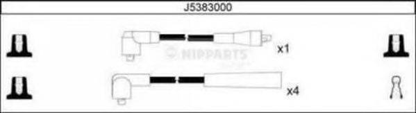 Комплект проводов зажигания NIPPARTS J5383000