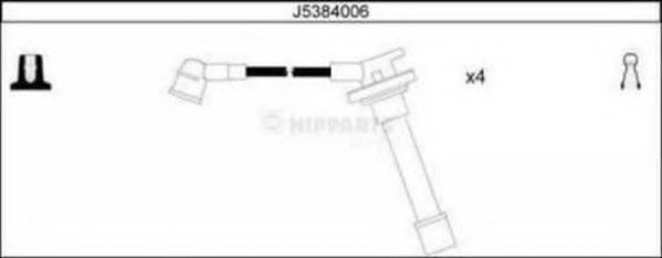 Комплект дротів запалення NIPPARTS J5384006