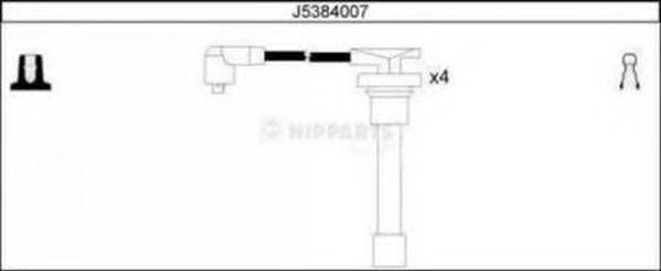 Комплект дротів запалення NIPPARTS J5384007