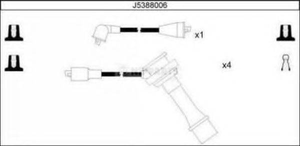 Комплект дротів запалення NIPPARTS J5388006