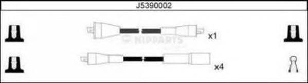 Комплект проводов зажигания NIPPARTS J5390002