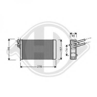 DIEDERICHS 8101415 Бачок, радиатор