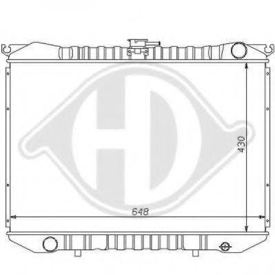 DIEDERICHS 8124105 Радіатор, охолодження двигуна