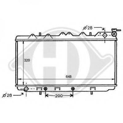 DIEDERICHS 8124171 Радіатор, охолодження двигуна