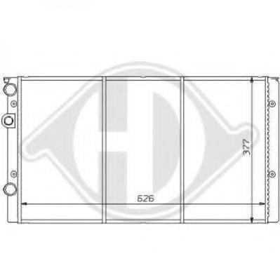 DIEDERICHS 8138128 Радіатор, охолодження двигуна