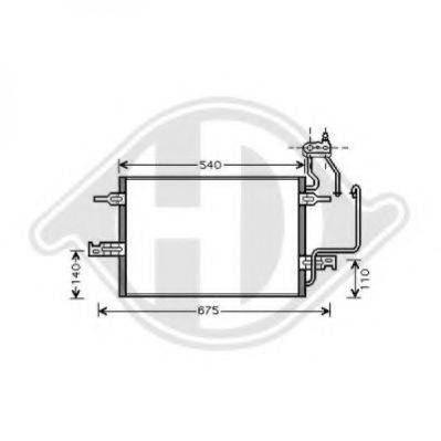 DIEDERICHS 8187500 Конденсатор, кондиціонер