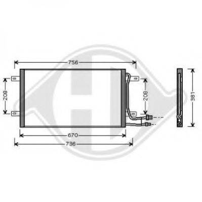 Конденсатор, кондиціонер DIEDERICHS 8228000