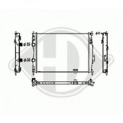 DIEDERICHS 8604585 Радіатор, охолодження двигуна
