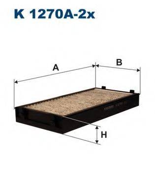 FILTRON K1270A2X Фильтр, воздух во внутренном пространстве
