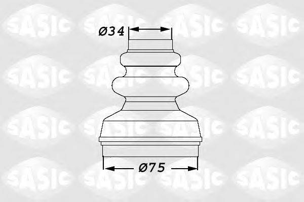 SASIC 1900006 Комплект пильника, приводний вал