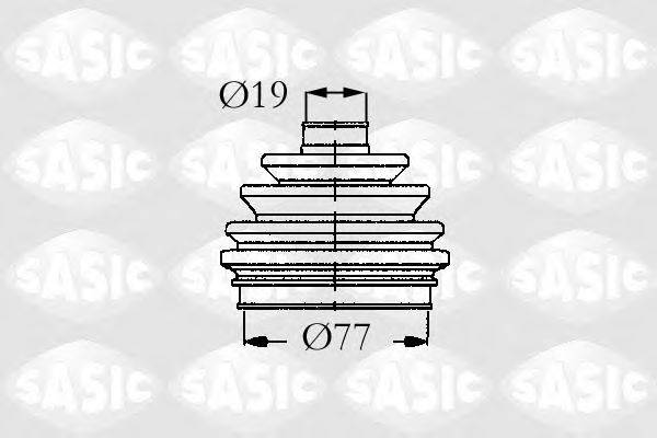 SASIC 9004679 Комплект пильника, приводний вал