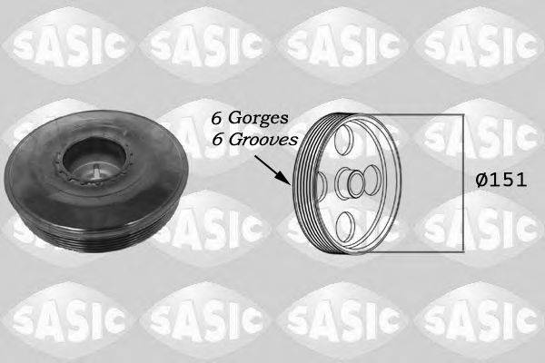 Ременный шкив, коленчатый вал SASIC 2154016