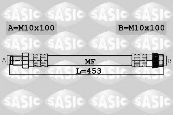 SASIC 6604021 Гальмівний шланг