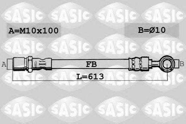 SASIC 6606041 Гальмівний шланг