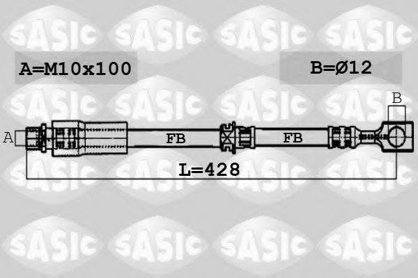 SASIC 6606083 Гальмівний шланг