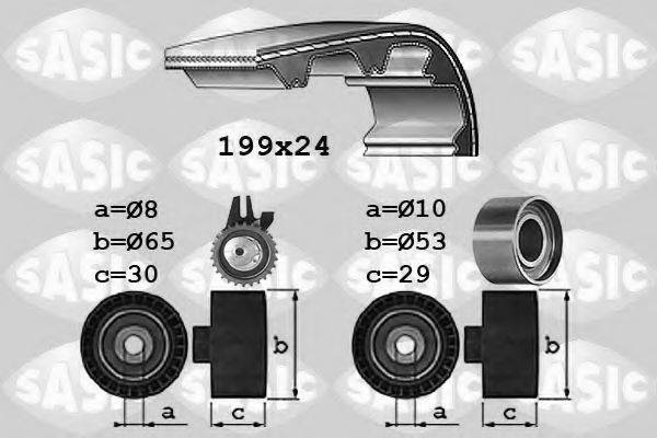 SASIC 1756028 Комплект ременя ГРМ