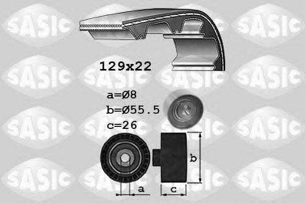 Комплект ременя ГРМ SASIC 1756033