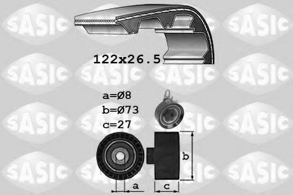 Комплект ременя ГРМ SASIC 1756041