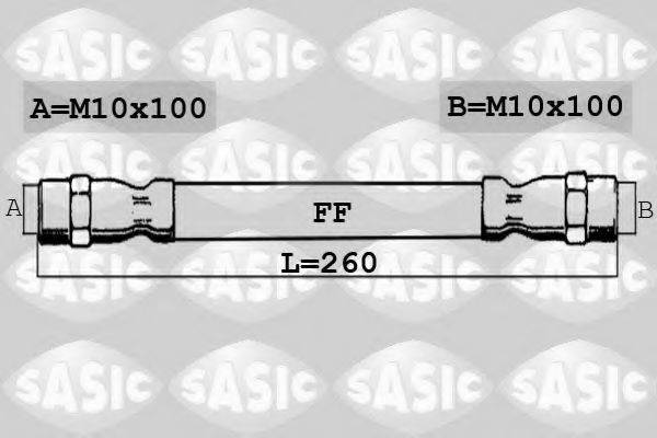 SASIC 6606100 Гальмівний шланг