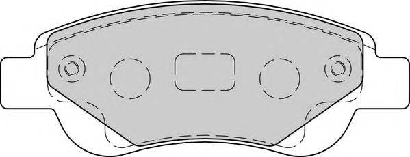 DURON DBP341790 Комплект гальмівних колодок, дискове гальмо