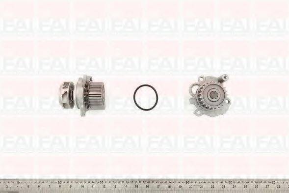 FAI AUTOPARTS WP6128 Водяний насос