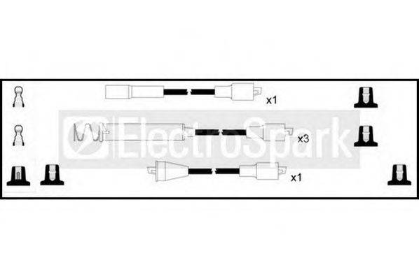 STANDARD OEK003 Комплект дротів запалення