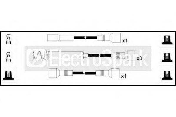 STANDARD OEK189 Комплект дротів запалення