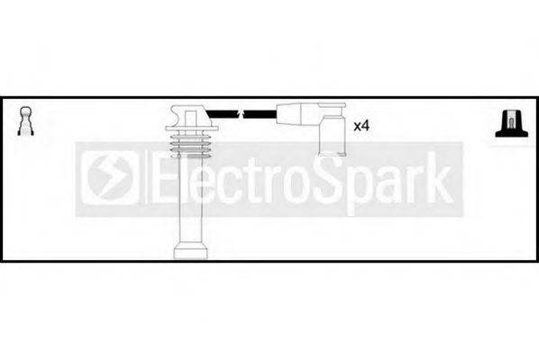 STANDARD OEK497 Комплект дротів запалення