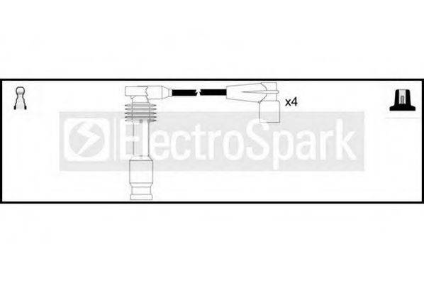 STANDARD OEK069 Комплект дротів запалення