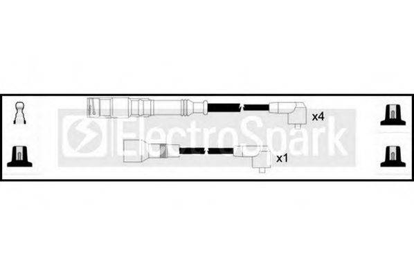 STANDARD OEK761 Комплект дротів запалення