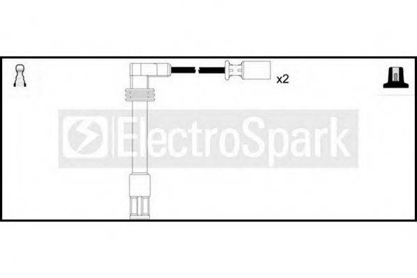 STANDARD OEK604 Комплект дротів запалення