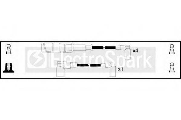 Комплект проводов зажигания STANDARD OEK169