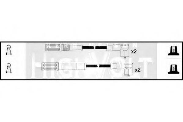 STANDARD OEF832 Комплект дротів запалення