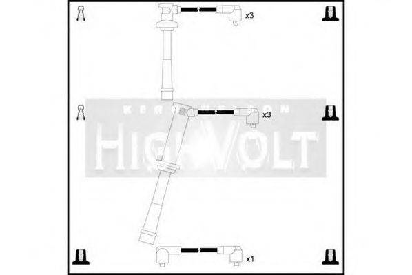 STANDARD OEF541 Комплект дротів запалення