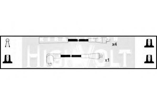 STANDARD OEF001 Комплект дротів запалення