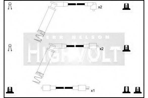 STANDARD OEF723 Комплект дротів запалення