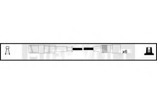 STANDARD OEF338 Комплект дротів запалення