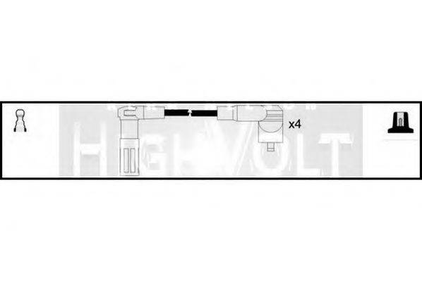 STANDARD OEF509 Комплект дротів запалення