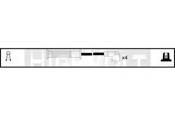 STANDARD OEF988 Комплект дротів запалення