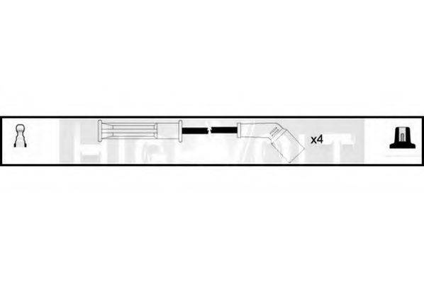 STANDARD OEF535 Комплект дротів запалення