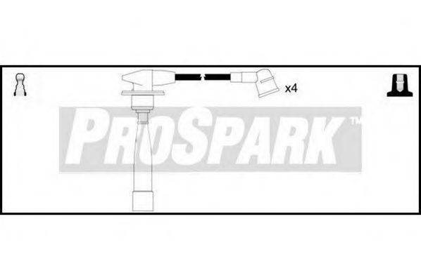 STANDARD OES1069 Комплект дротів запалення