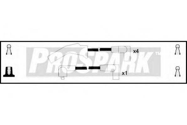STANDARD OES117 Комплект дротів запалення