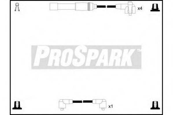 STANDARD OES900 Комплект дротів запалення