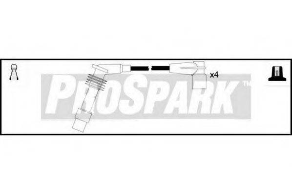 STANDARD OES915 Комплект дротів запалення