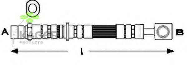 Гальмівний шланг KAGER 38-0858