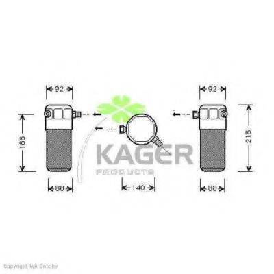 KAGER 945017 Осушитель, кондиционер