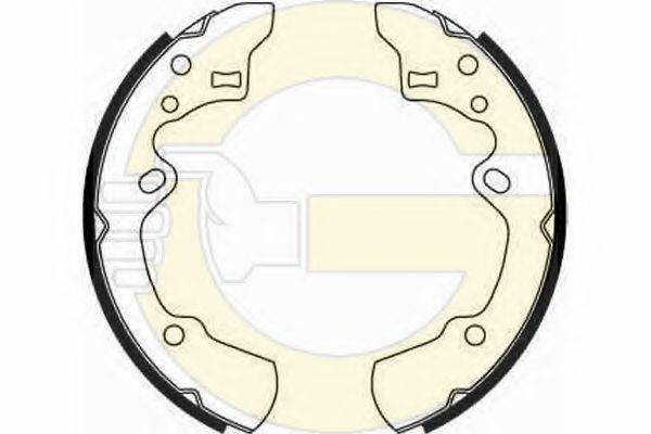 GIRLING 5185209 Комплект гальмівних колодок