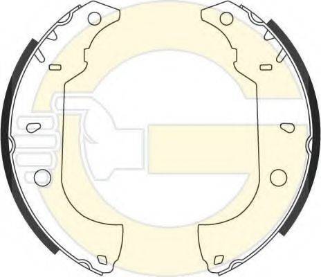 GIRLING 5186143 Комплект гальмівних колодок